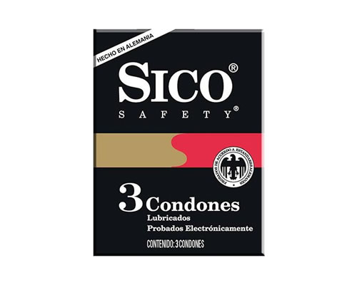 Condones Sico 3 pza chelangos bar en linea